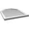 Ekena Millwork Octagonal Top Surface Mount PVC Gable Vent w/ 2"W x 2"P Brickmould Sill Frame, 26"W x 32"H GVPOT26X3203SN - alternate 5